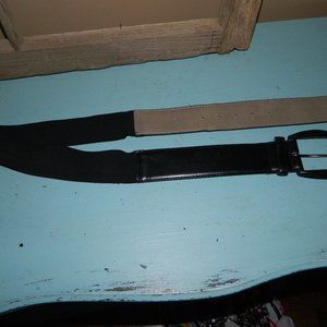 Halogen Black Stretch Wide Belt Womens size M/L